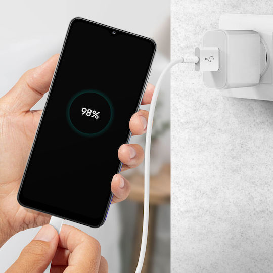 Samsung USB 2.0 Cable USB-C male - USB-A Λευκό 0.9m EP-DN930CW