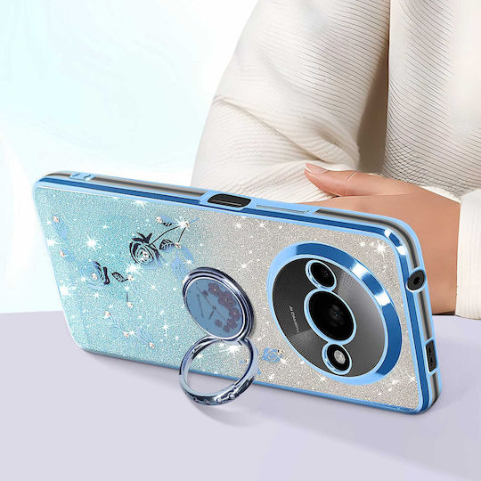 Ring Back Cover Σιλικόνης Γαλάζιο (Redmi A3)