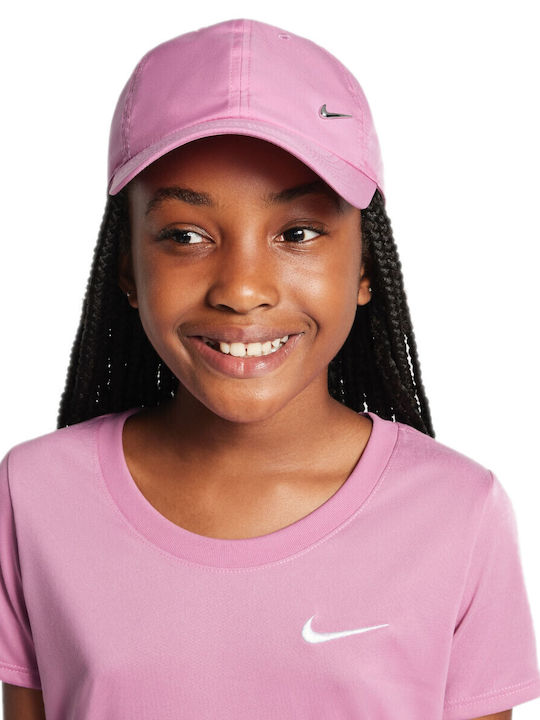 Nike Kids' Hat Jockey Fabric Dri-fit Club Pink