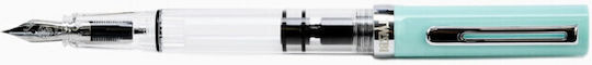 Twsbi Eco-t Mint Blue Piston Filling Fountain Pen 4711467447531 Nibs Extra Fine