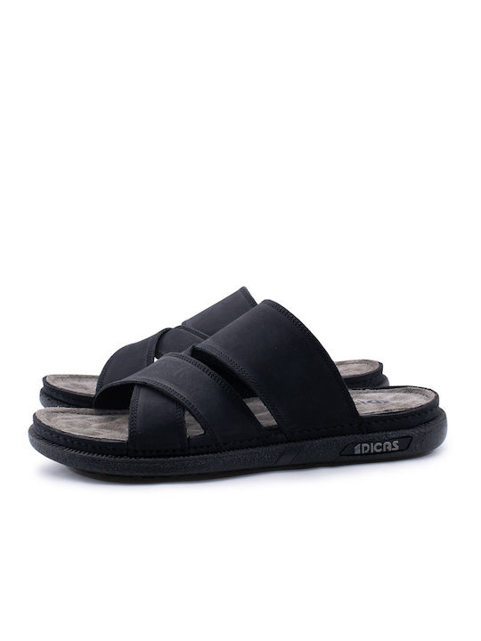 Dicas Herrensandalen in Schwarz Farbe