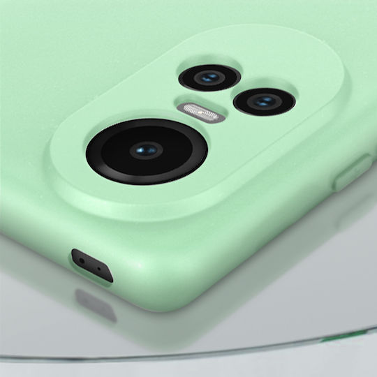 Case Oppo Reno 10 10 Pro Semi-rigid Soft-touch Strap Green