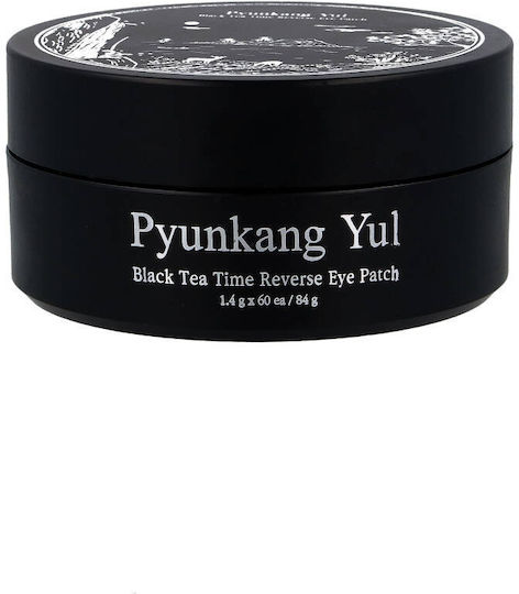 Pyunkang Yul Black Tea Time Reverse Eye Patch 60 bucăți Plasturi pentru ochi cu ceai negru