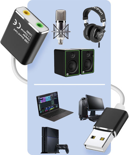 LinQ Externă USB Carte de sunet 2.0 U3060