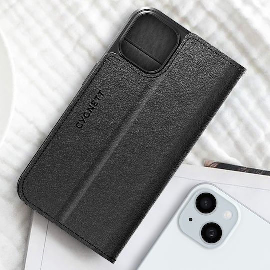 Case Iphone 15 Plus Wallet Video Support Cygnett Urban Wallet Black