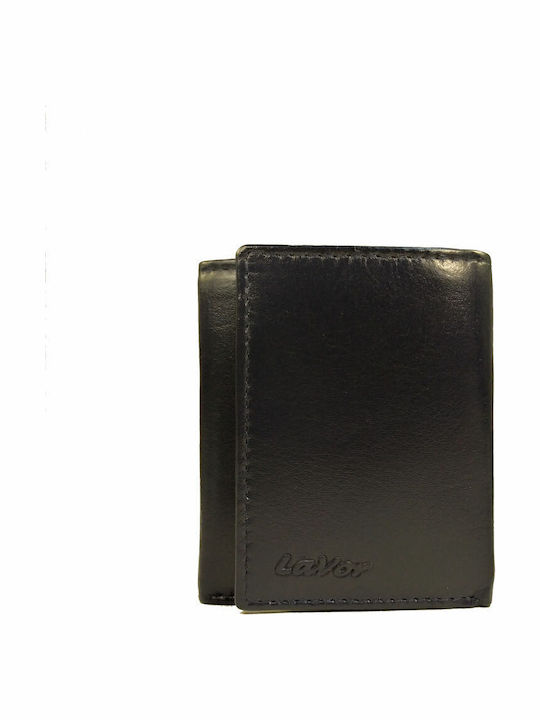 Leather Men's Wallet Cards with RFID Black