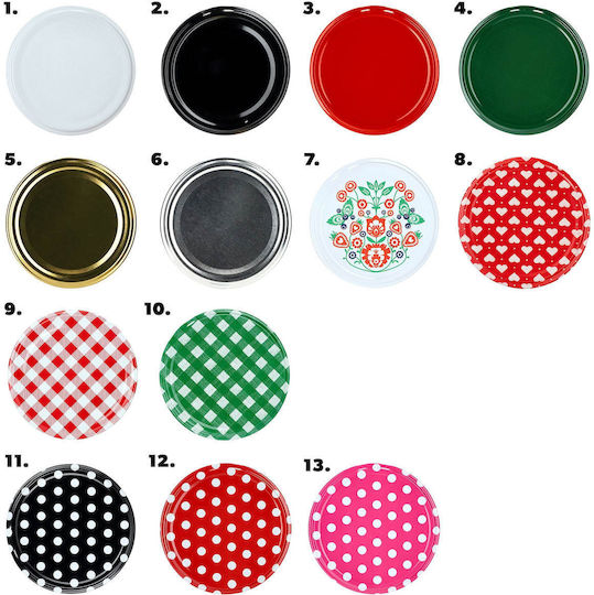 Kadax 50x Jar Lids 66mm Jar Caps Preserves