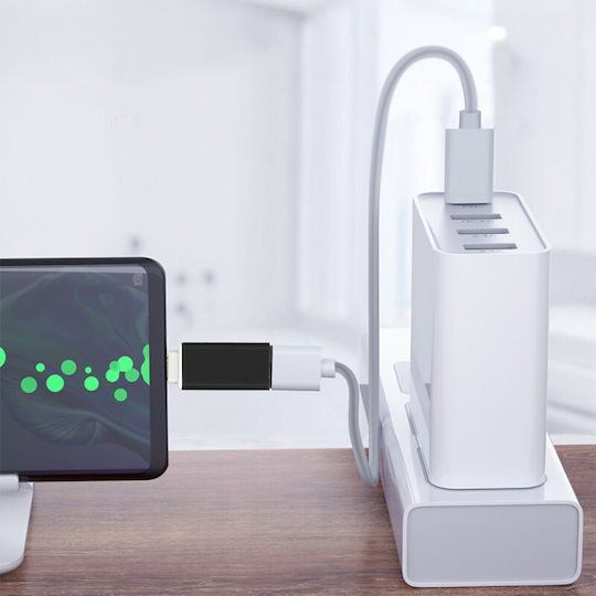 Avizar Convertor USB-C feminin în USB-C feminin 1buc ADA-OTG-BK-A2C