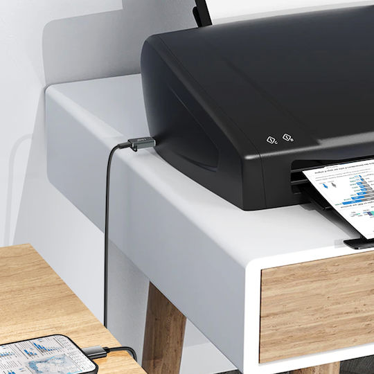 LinQ USB-B Männlich Zu USB-C Weiblich Konverter Weiß 1 Stück TPC9104