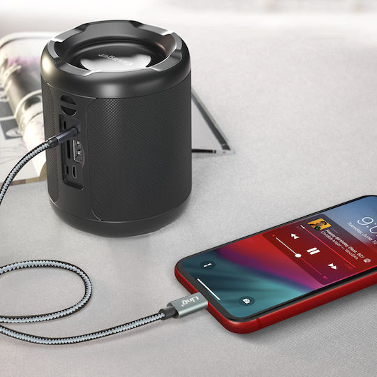 LinQ Geflochten 3.5mm zu Lightning Kabel Gray 1.5m (A3522)