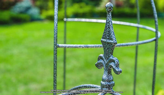 Kadax Metal Garden Obelisk Flower Garland 120cm