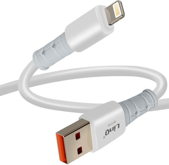 LinQ USB-A to Lightning Cable Λευκό 1.2m (IP7710)