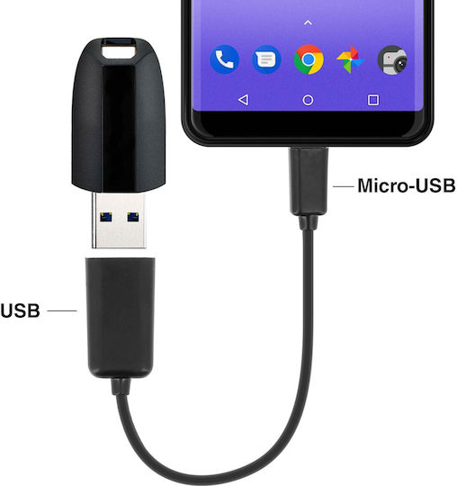 Avizar Convertor micro USB masculin în USB-A feminin 1buc OTG-MICUSB