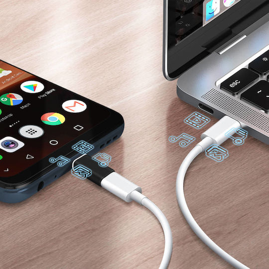 Avizar Μετατροπέας micro USB male σε Lightning female 1τμχ IP5-MICUSB