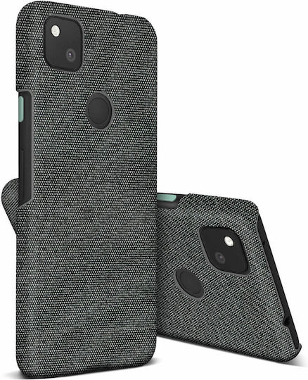 Hülle Google Pixel 4a Hartes Rigid Gewebe Finish Anti-Tracking Waschbar Grau