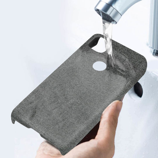 Hülle Google Pixel 4a Hartes Rigid Gewebe Finish Anti-Tracking Waschbar Grau