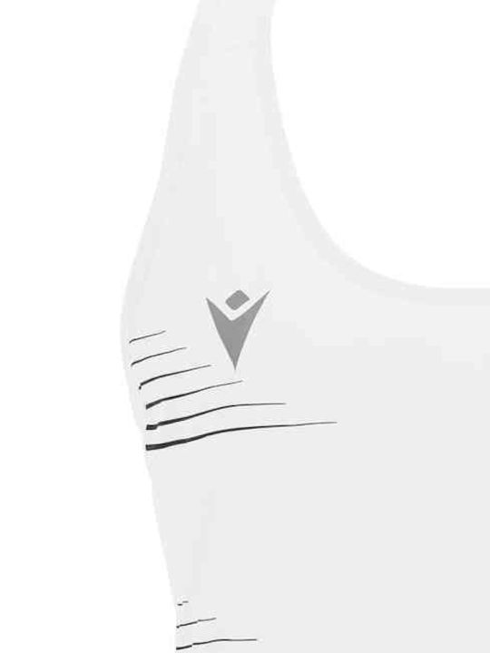 Singlet pentru Femei Bluză White/Black