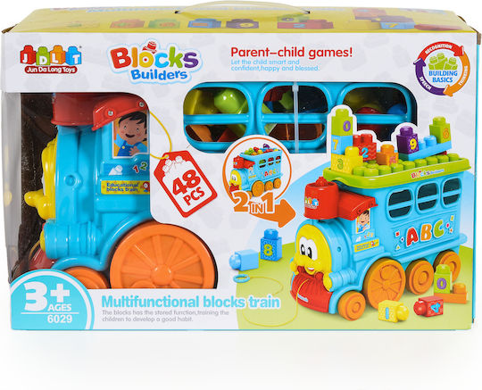 Jun Da Long Toys Jun Da Long Toys Building Blocks Train for 3+ Years 48 Pieces