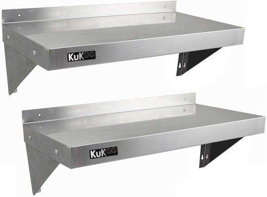 2 X Kukoo Stainless Steel Shelves 900mm X 300mm