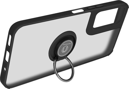Avizar Ring Case Motorola Moto G34 Stand Function Shockproof Protection Black