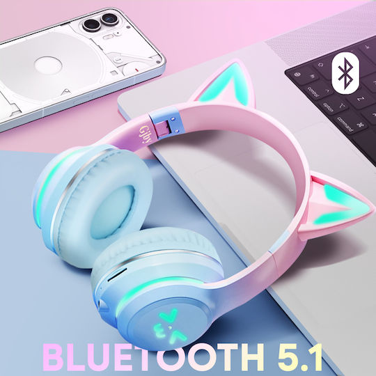 Avizar Kabellose Bluetooth Am Ohr Kopfhörer Blau