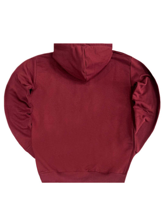 Close Society Herren Sweatshirt Jacke Rot