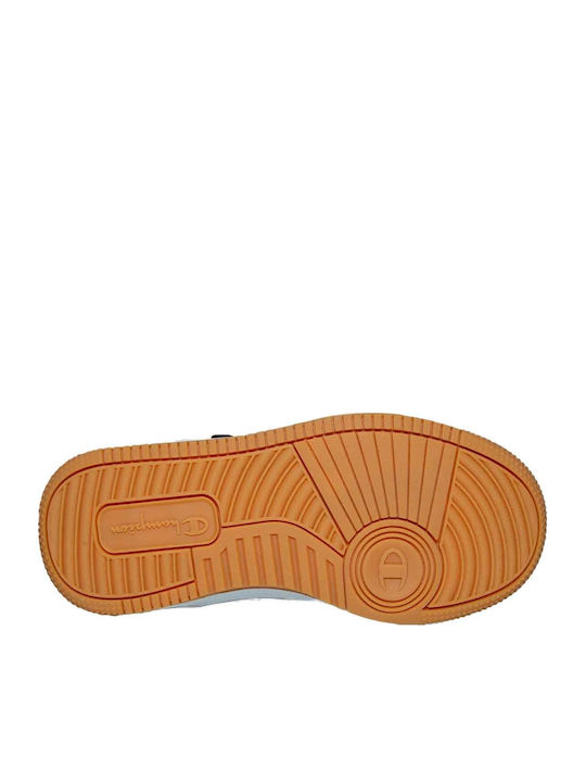 Rebound 2.0 Mid Cut Incaltaminte Sport Copii Baschet Cu Închidere Hoop & Loop Alb