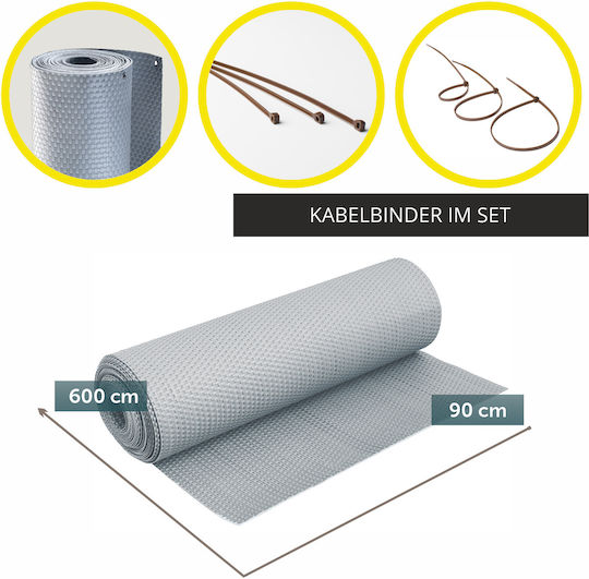 Kadax Balcony Screen Technorattan Balcony Mat 0.9x6m