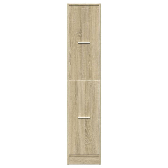 vidaXL Στήλη Μπάνιου Δαπέδου Μ30xΒ41xΥ144.5cm Sonoma