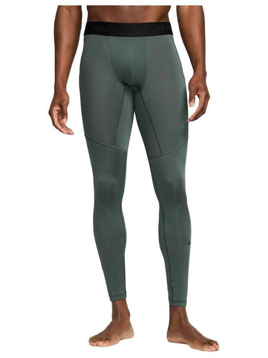 Nike Pro Fitness DriFIT Men's Sports Long Leggings Gray
