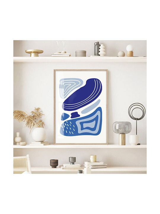 Walls Poster White And Blue 15x20cm