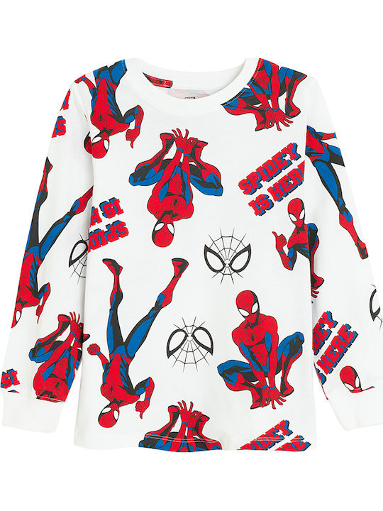 Σετ Παιδικές Μπλούζες Πολύχρωμες Spiderman Marvel