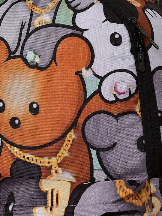 Space Junk Bear Party School Backpack