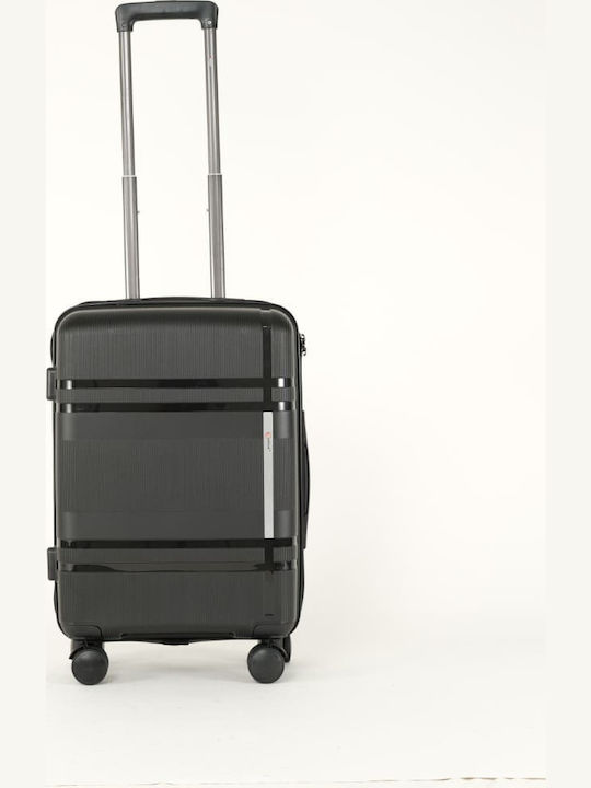Cardinal Reise Koffer Kabine Hart Schwarz mit 4 Räder Höhe 48cm