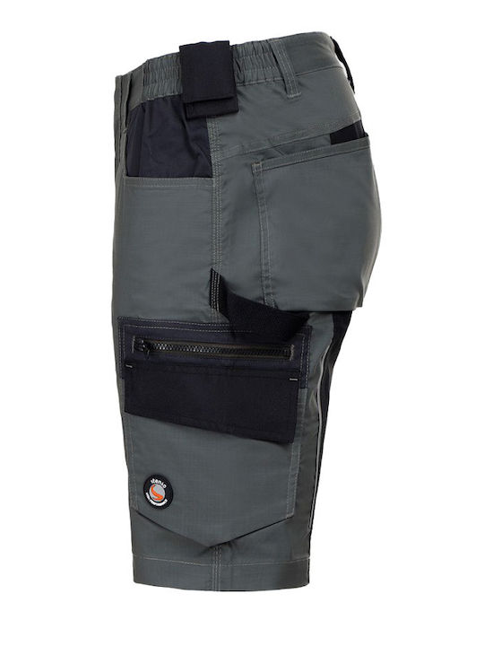 Stenso Stretch Reflectorizantă Bermudă de Lucru Verde