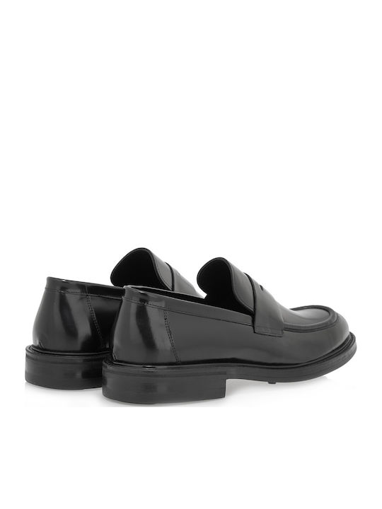 Men's Leather Moccasins Black