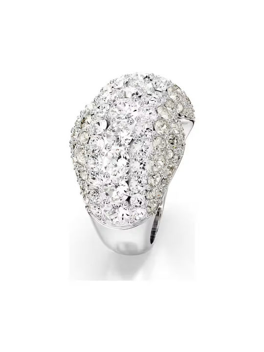 Swarovski Sublima Double Γυναικείο Δαχτυλίδι με Πέτρες από Ασήμι