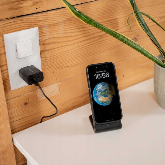 Spacecase Φορτιστής Magsafe 15W Μαύρος (WM2B)