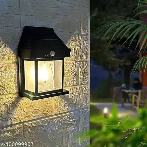 Set 8 Wand-Solarleuchten 1W 600lm Natürliches Weiß 4000K mit Bewegungssensor und Fotokontakt IP65