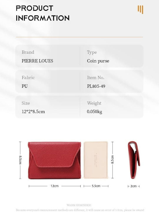 Small Women's Wallet Classic Red
