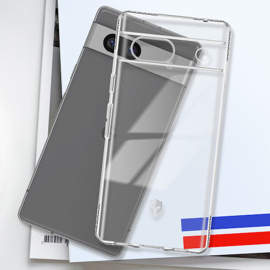 Force Case Case Pulse Google Pixel 7a Reinforced Lifetime Warranty Transparent