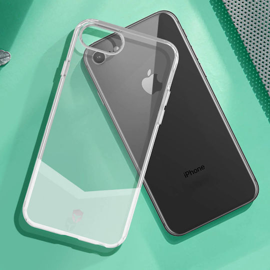 Hülle iPhone SE 2022 8 7 6s 6 1m Fallschutz Hülle Pure Transparent