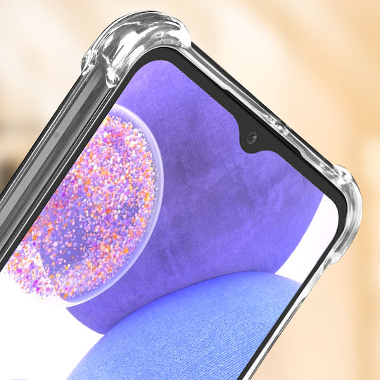 Калъф за Samsung A23 5g M23 5g с броня, силиконов, гъвкав, Akashi, прозрачен