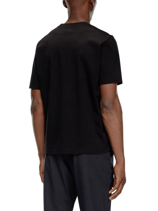 Diesel Men's Short Sleeve Blouse BLACK