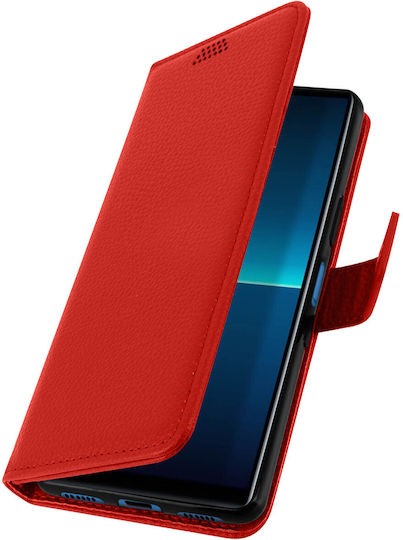 Sony Xperia L4 Folio-Hülle mit Geldbörsenfunktion Rot