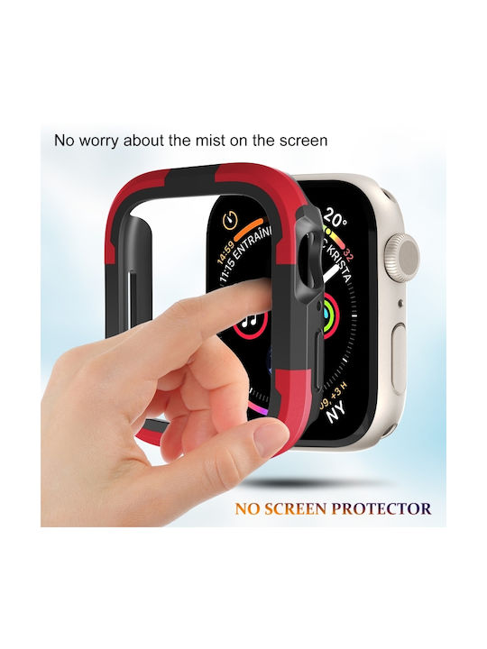 Silicone Case in Red color for Apple Watch Ultra 49mm