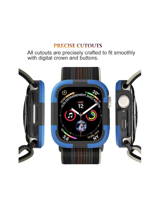 Силиконов Калъф в Син цвят за Apple Watch Ultra 49 мм