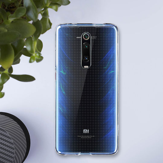 Carcasă Xiaomi Mi 9t Rezistentă la Pete Subțire și Flexibilă Alb Înghețat