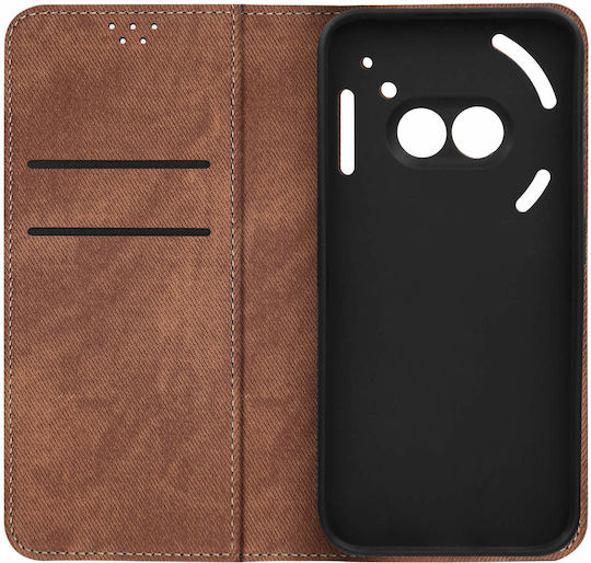 Avizar Folio Case Nothing Phone 2a Wallet Flap Light Brown
