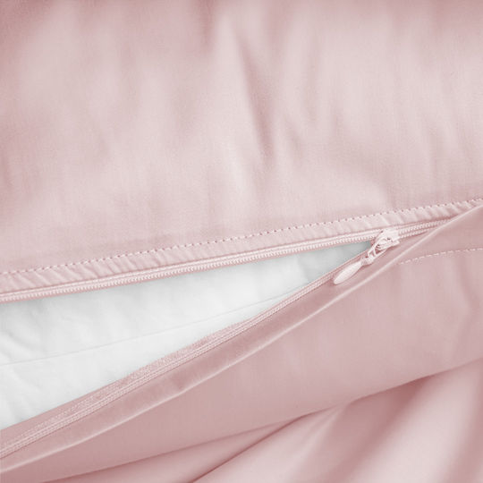 Nordic Paradise Комплект Плик за Завивка Памучен Кинг Сайз с 2 Калъфки 220x240 Soft Pink